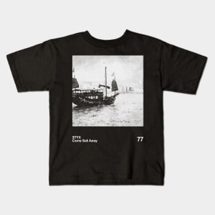 Come Sail Away || Vintage Pantone 80s Kids T-Shirt